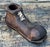 Vintage Italian Carved Wooden Shoe For Sale - Image 4 of 12