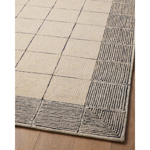 Textile Chris Loves Julia x LoloiFrancis Cream / Black 7'-9" x 9'-9" Area Rug For Sale - Image 7 of 8