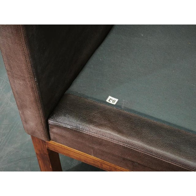 JK 922 Wagon Leather Sofa by Jørgen Kastholm, Denmark, 1960s For Sale - Image 6 of 18