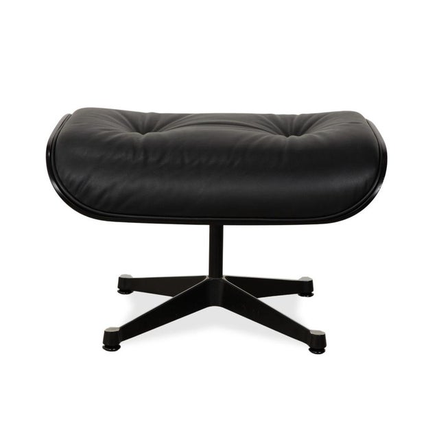 Set of Lounge Chair and Ottoman in Leather by Charles & Ray Eames for Vitra For Sale - Image 16 of 17