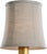 Transitional Visual Comfort Signature 5" Natural Linen Soft Empire Shade For Sale - Image 3 of 3