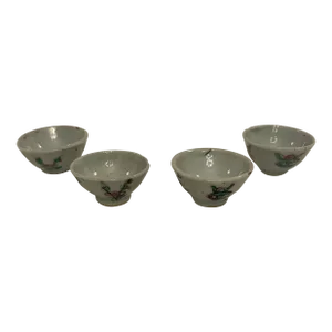 Set of 4 Mini Chinese Porcelain Bowls, Early 19th Century