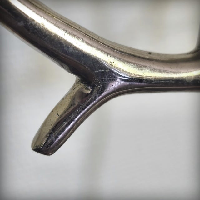 Vintage Candleholder in Aluminum, 1970s For Sale - Image 4 of 18