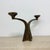 Brutalist Bronze Candleholder attributed to Michael Harjes, 1970s For Sale - Image 13 of 17
