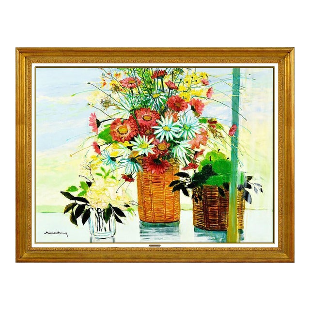 Late 20th Century Les Trois Fleurs, Michel Henry For Sale
