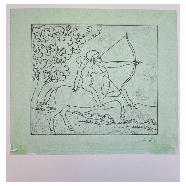 François-Xavier Lalanne, House and Boar, 2005, Etching For Sale