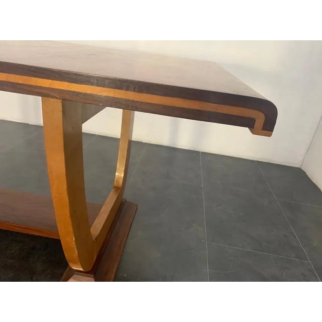 Elm & Maple Dining Table, 1940s For Sale - Image 10 of 12