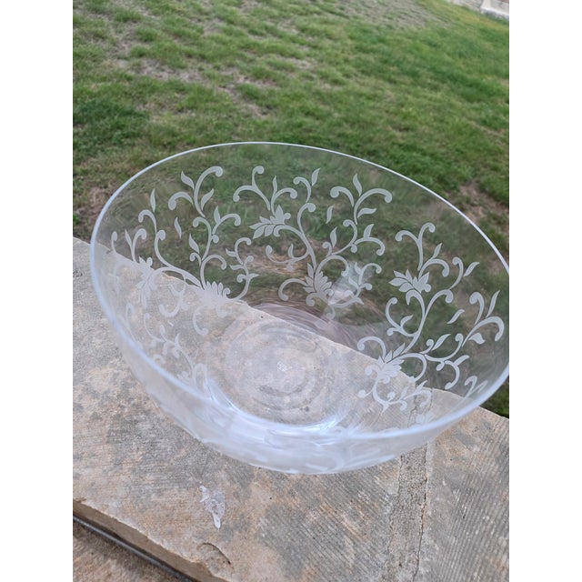 Ralph Lauren Mandarin Crystal Bowl For Sale - Image 10 of 11