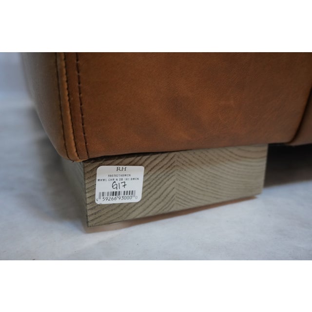 Maxwell Leather Chair by Restoration Hardware For Sale - Image 17 of 17