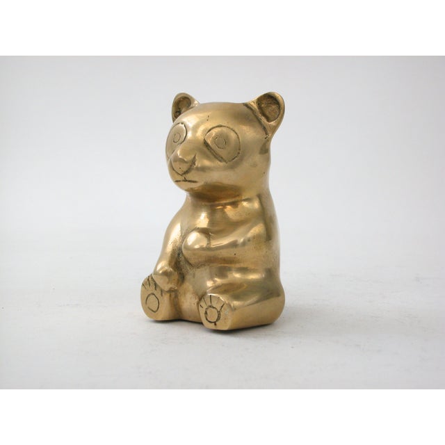 Brass Teddy Bear Chairish