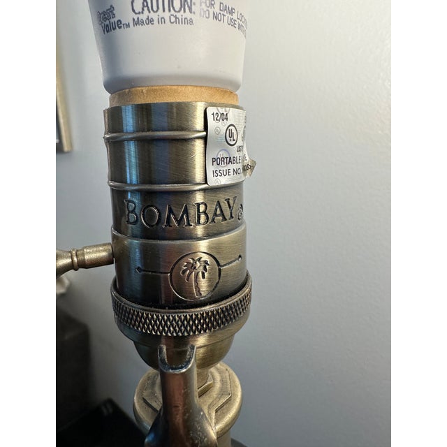 Bombay Blown Tortoise Art Glass Lamp For Sale - Image 4 of 15