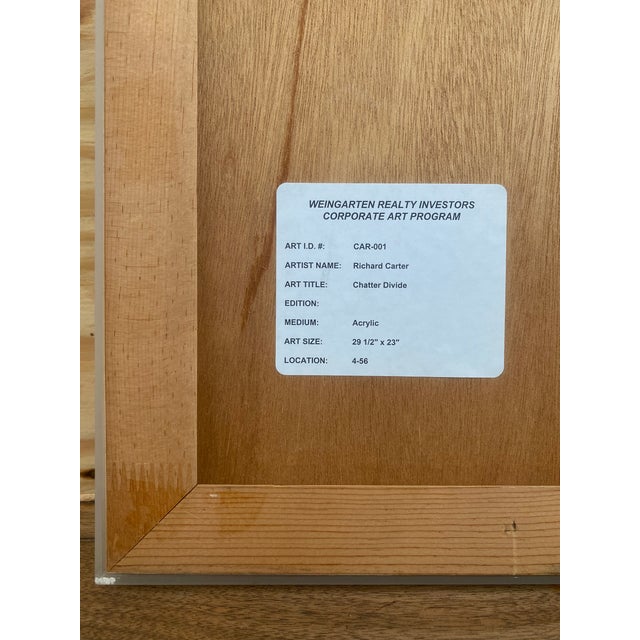 Plastic Richard Carter Painting "Chatter Divine" For Sale - Image 7 of 18