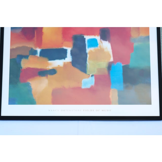 Nancy Ortenstone Fields of Music Abstract Expressionism Artwork Print, Framed For Sale - Image 10 of 15