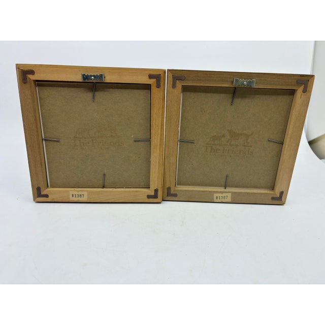 Vintage Apple Art Prints Framed Birdseye Maple Faux Painted Wood - A Set For Sale - Image 10 of 10