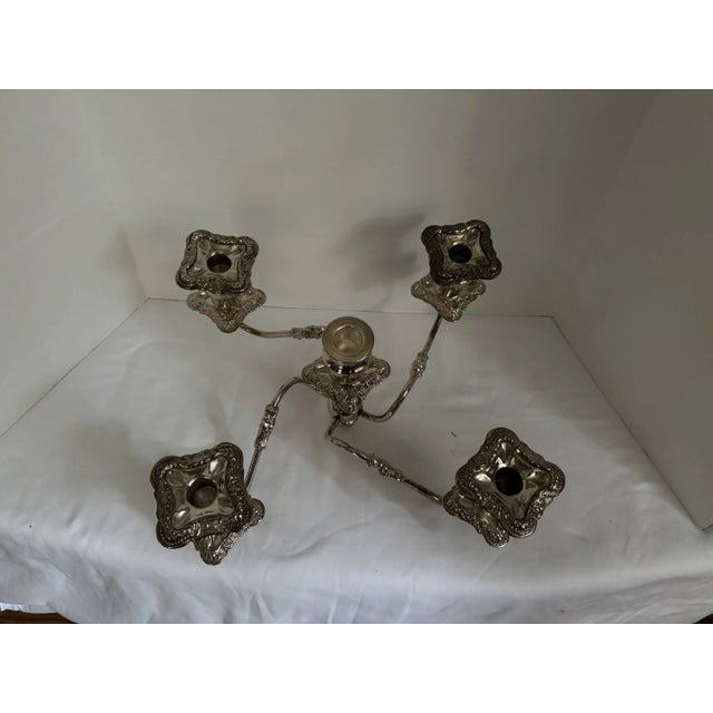 Antique 19th Century Sheffield Silver Co. Candelabrum, Circa 1877 For Sale - Image 11 of 11