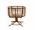 Woven Rattan Basket on a Pedestal Base, Italy, 1960s For Sale - Image 6 of 6