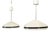 Czech Space Age UFO Pendant Lights, 1960s, Set of 2 For Sale