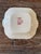 Antique W. Adams & Sons Red Transferware Cake Plate | Old English Rural Scenes | Square Handled Serving Plate England For Sale - Image 11 of 12