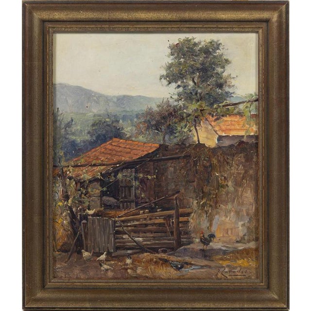 José Cavadas, Woodcocks, Oil Painting, 20th Century For Sale - Image 6 of 6