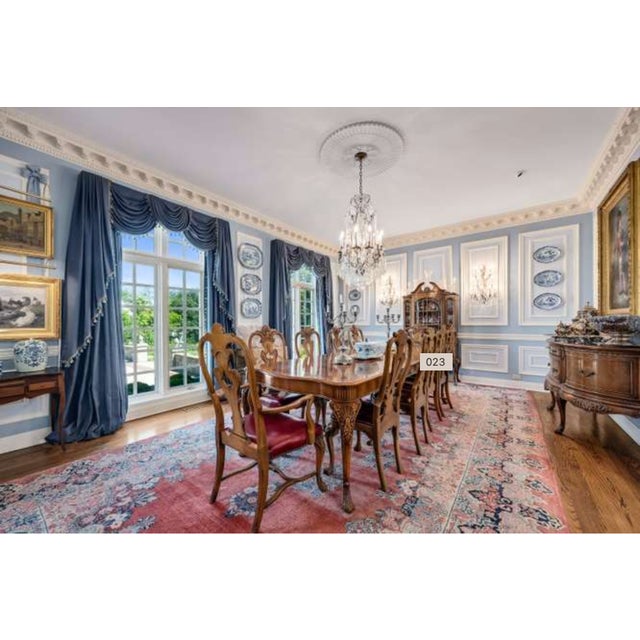 Berkey & Gay Antique Georgian Burled Walnut Dining Chairs, Set of Six For Sale - Image 15 of 16