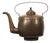 Extremely Large 19th Century Hammered Copper Teapot with Patina For Sale