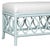 Lillian Bench - Light Blue For Sale In West Palm - Image 6 of 8