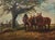 Western European Artist, Farmer with Horses Resting, Oil on Canvas, Framed For Sale - Image 6 of 7