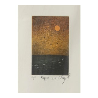 Jacques Jean Joachim Rigal - Space - Etching - 1980s For Sale