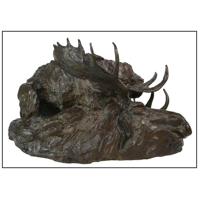 The artwork here, "Picking The Bones", is a wonderful depiction of wolf cleaning a moose carcass, that is saturated with...