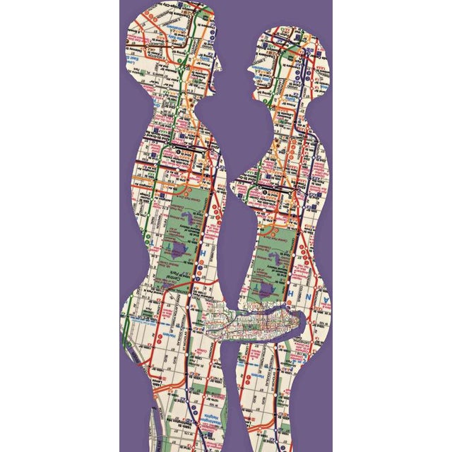 Dario Cusani, I Love Manhattan, 2000, Acrylic Painting For Sale