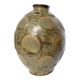 Mid-Century Ceramic Vase by Christian Poulsen for Bing and Grondahl For Sale