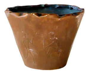 Mid-Century Italian Copper Vase from Bragalini, 1950s