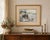 Cerulean Arthur Fox 1977 New England Coastal Watercolor, Framed For Sale - Image 8 of 8