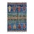 Gabbeh Tribal Area Rug, Hand-Knotted Wool, Trees, 3x5, Blue & Green For Sale