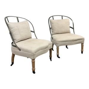 Restoration Hardware Couturier’s Chairs, Pair
