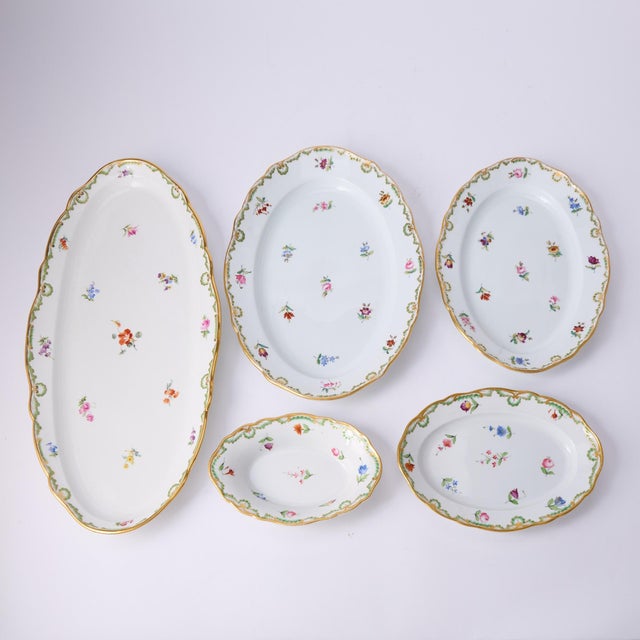 Meissen Porcelain Late 19th Century Meissen Porcelain Dinnerware Service for Twelve People - 121 pcs For Sale - Image 4 of 14