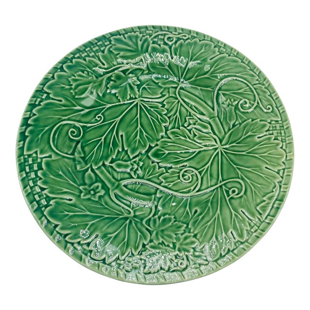 Bordallo Cabage Leaf Serving Plate For Sale