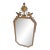1960s Hollywood Regency Gold Gilt Wood & Geso Mirror For Sale