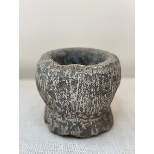 Hand-carved with a naturally aged patina, each of our vintage stone mortars is unique. Great as indoor accessories or...