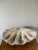 A large mid 20th century cast resin faux clam shell.