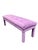 1980s Vintage Purple Upholstered Parsons Bench For Sale In New York - Image 6 of 12