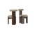Wellesly Game Table and Chairs by Wood Tailors Club, Set of 5 For Sale - Image 4 of 10