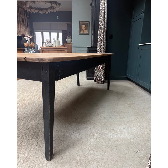 Vintage Farmhouse Dining Table, 1940s For Sale - Image 13 of 14