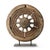Antique Wooden Wheel on Iron Foot For Sale - Image 5 of 5