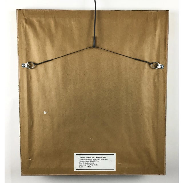 Framed Print “Larkspur, Peonies, and Canterbury Bells” by Laura Hills For Sale - Image 10 of 11