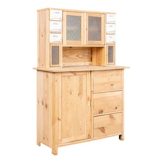Vintage Kitchen Buffet in Pine For Sale