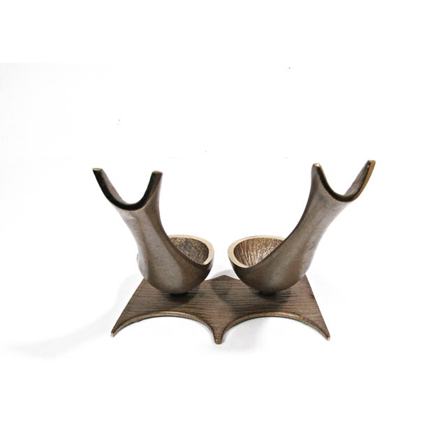 1950s Walter Bosse Austrian Mid 20th Century Double Pipe Holder For Sale - Image 5 of 14