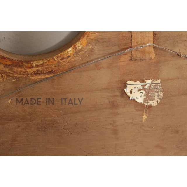 Mid 20th Century George II Style Parcel Gilt & Burl Walnut Wall Mirror For Sale - Image 10 of 13