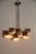 Italian Brass, Glass & Chromed Metal Cubic Chandelier by Gaetano Sciolari, 1970s For Sale - Image 6 of 14