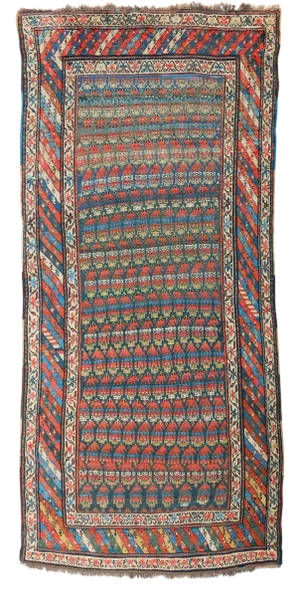 Antique Caucasian Genje Rug